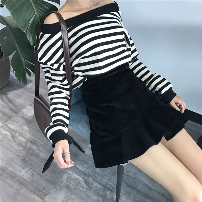 Banitie Fall Skirt Mermaid Mini Skirt Unisex Sweat