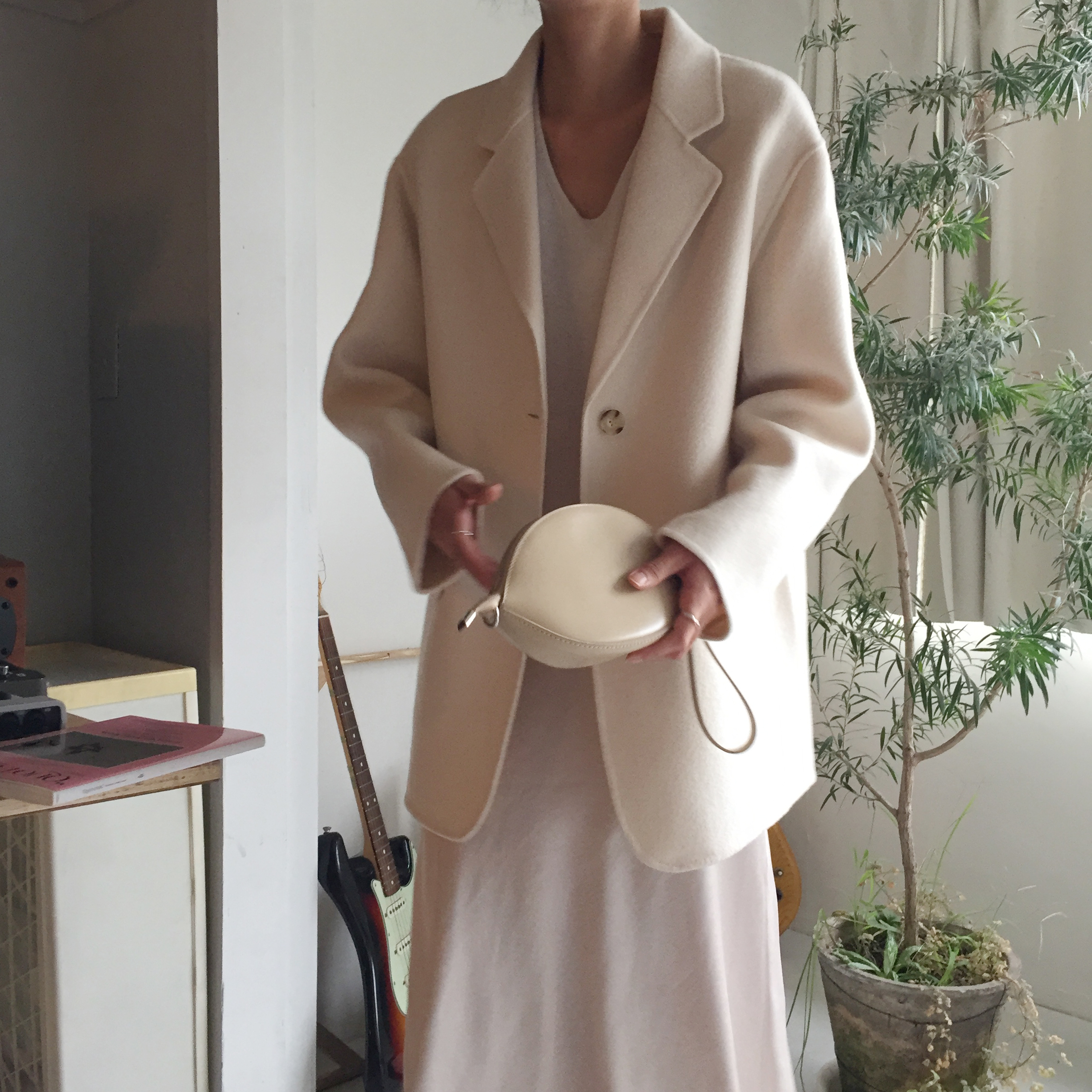 Satin Mermaid Midi Long Skirt 3color Silk Silky Fl