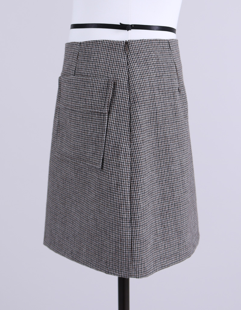 Pocket Hound Check Mini-skirt _ S, M Anti-Polar Po