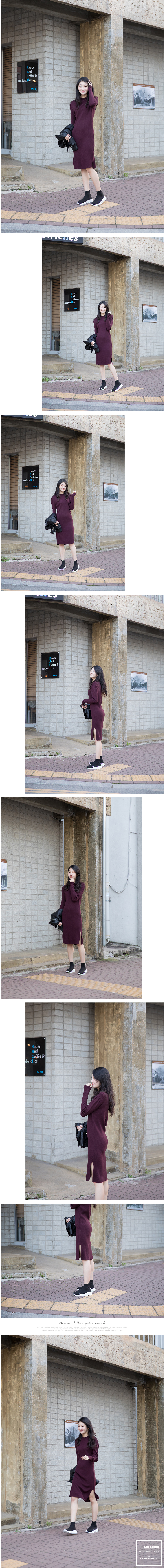 Goliath Long Knit Dresses Banpo Paula h line Custo