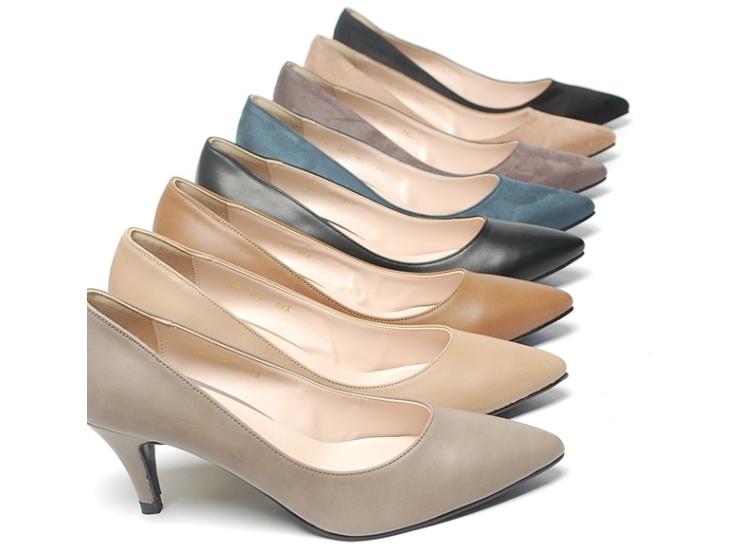 Suede Stiletto Heel Pumps Heel 3cm 5cm 7cm Domesti