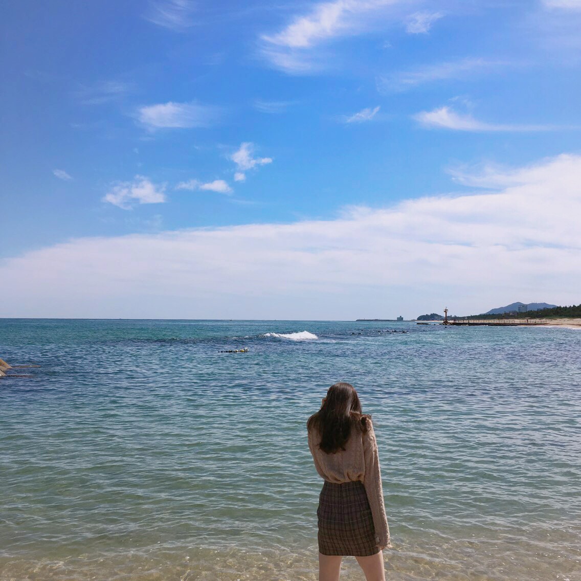 Woolen Check Mini-Skirt Classic Look Wedding Fashi