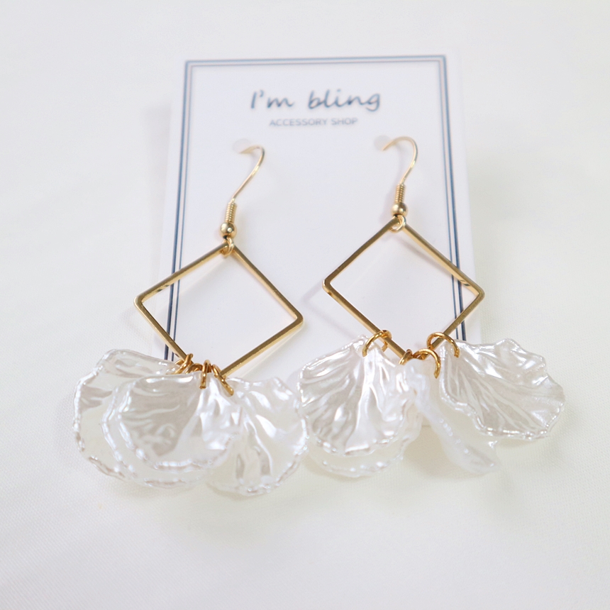 Seashell Petal Earrings Drop 20 Recommended Fall A