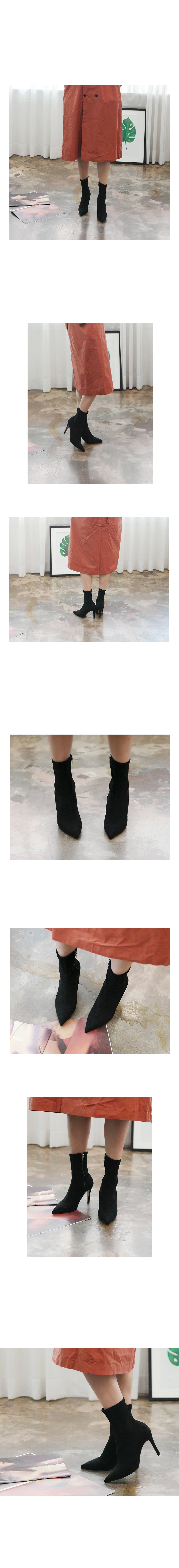 Suede Span Angle Boots 9cm 2color Stiletto Heel 20