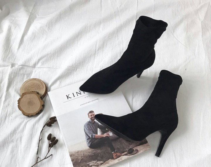 Suede Angle Boots 3color Sachs Span Daily Shoes Sl