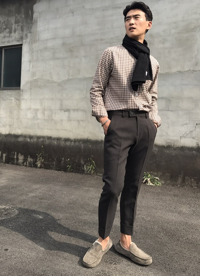 Unisex Public Scarf 3colors Men Male Couple Coordi