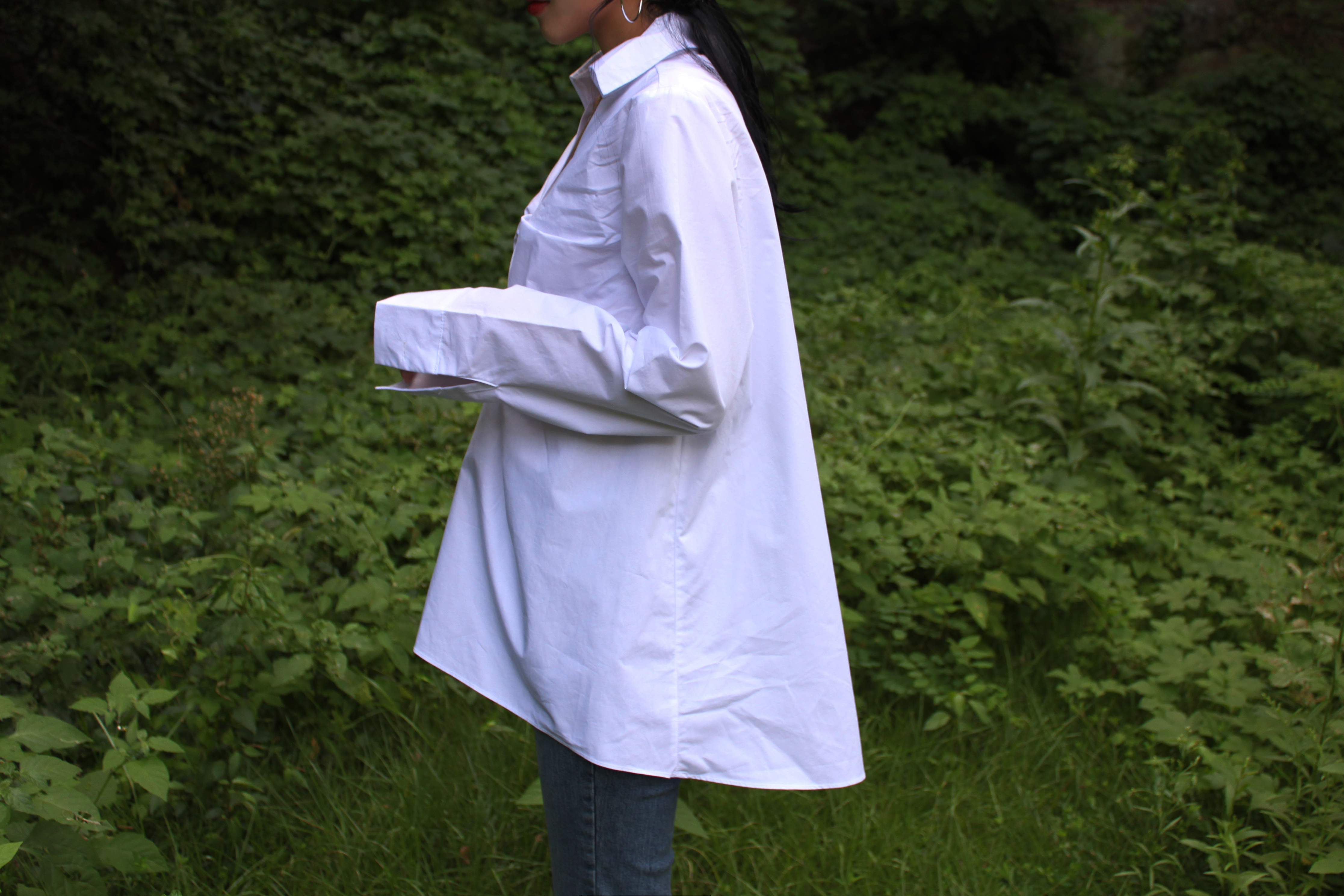 Between green twist shirt loose vivid year-end mee