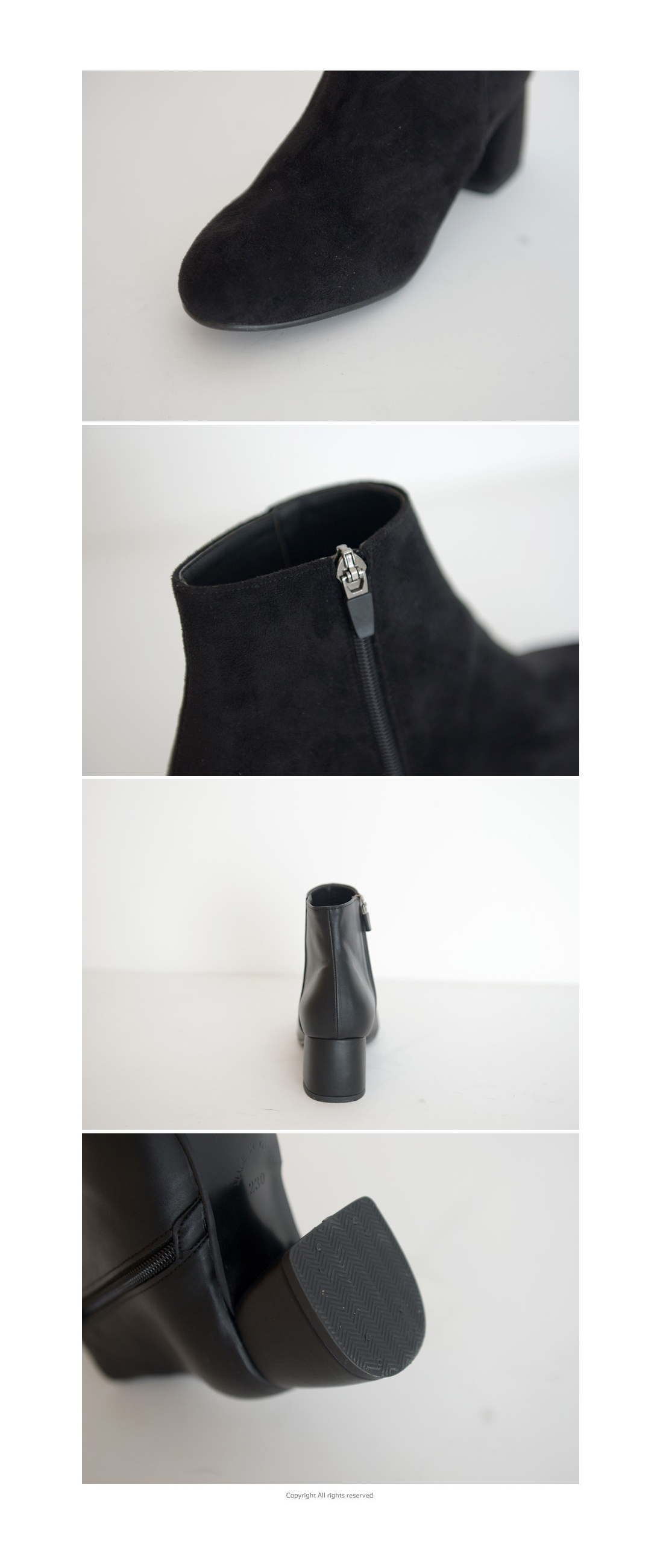 Suede Leather Angled Short Boots Unique Ankle Styl