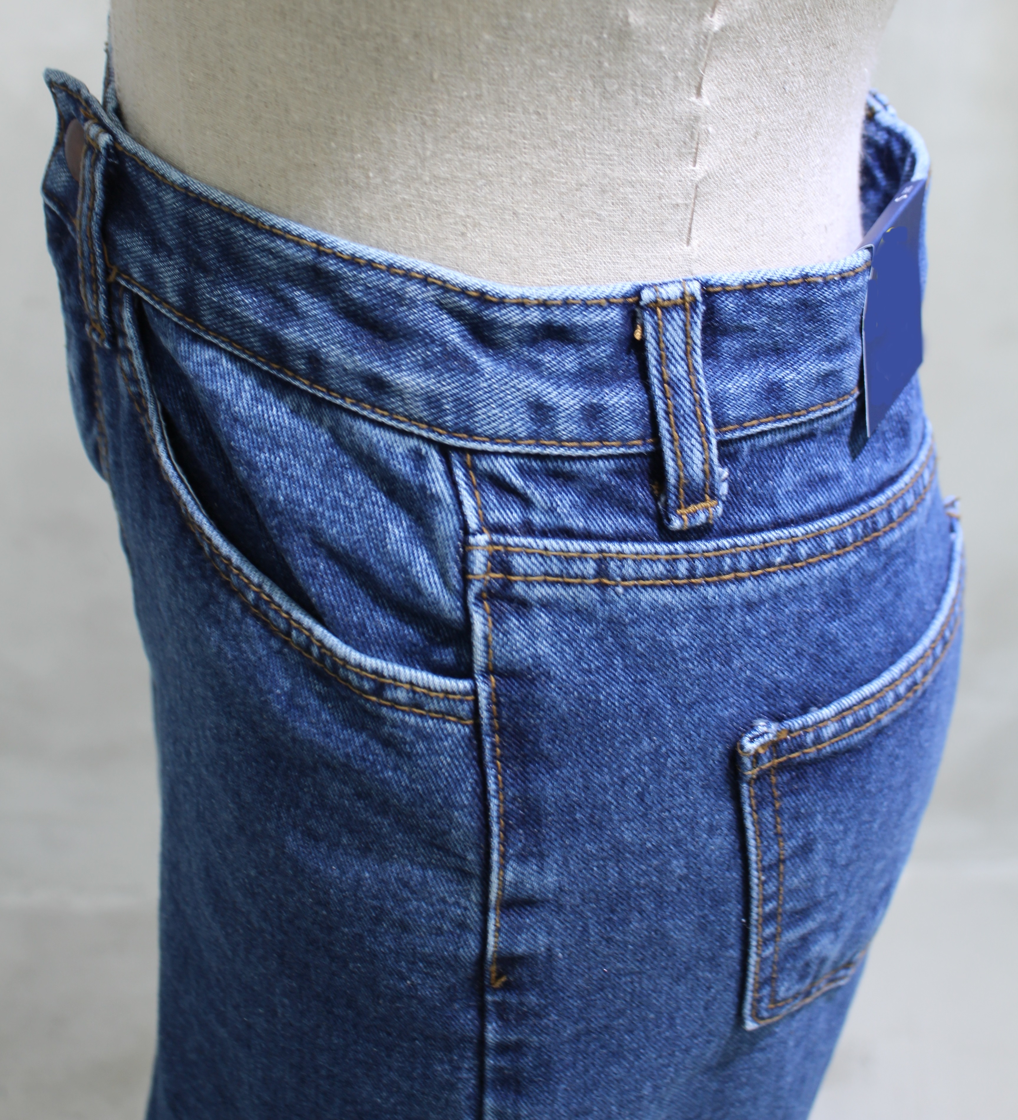 Denim Skirt Untrimmed leggings Denim Long skirt Ch