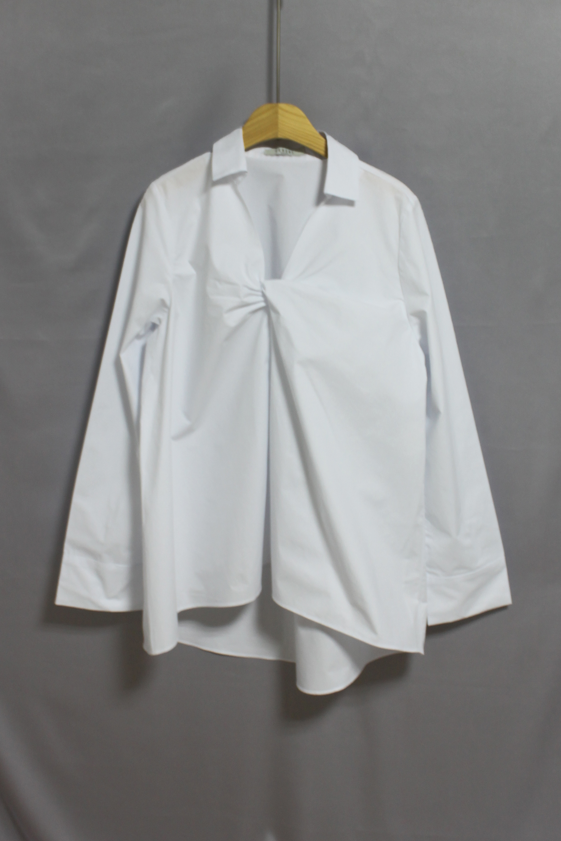 Between green twist shirt loose vivid year-end mee