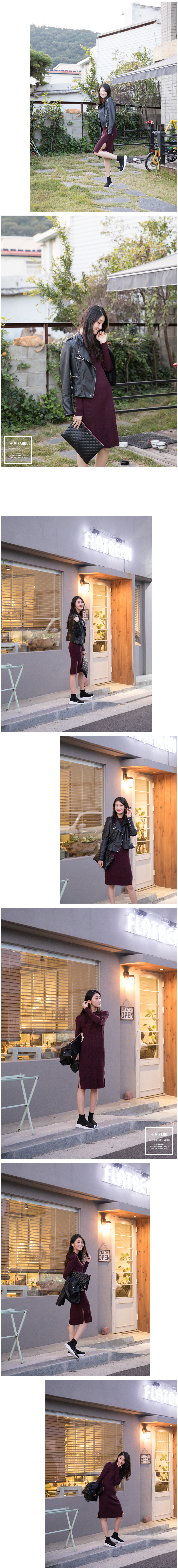 Goliath Long Knit Dresses Banpo Paula h line Custo