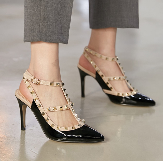 ShuLine Women's Shoes High Heels Pumps Fall Str