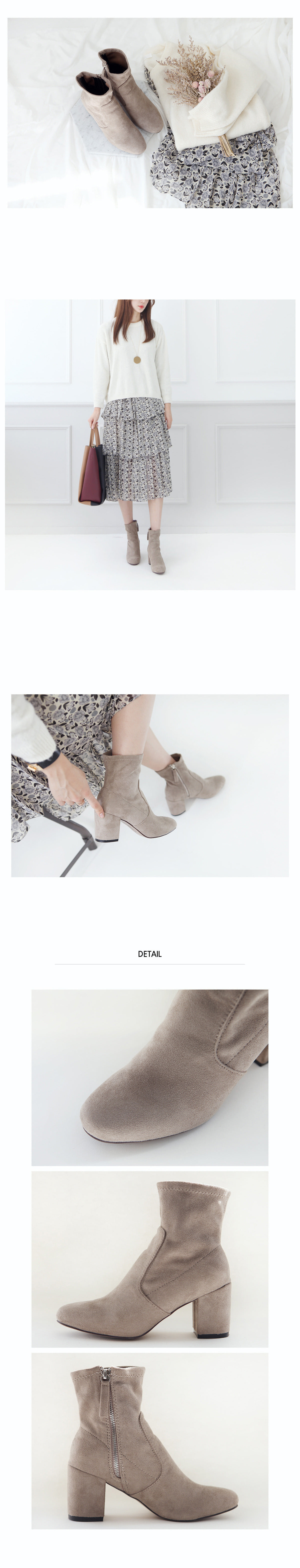 Tongue Suede Angle Boots Ankle Women Ankle Middle 