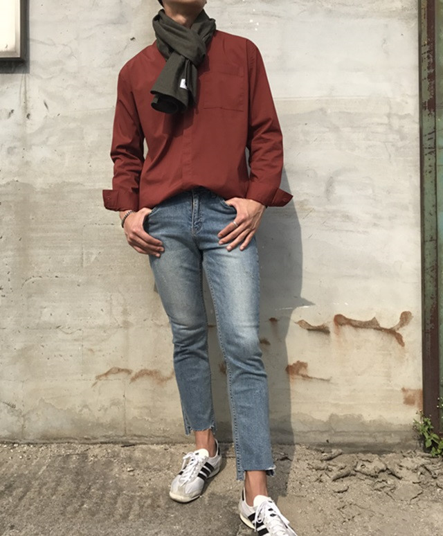 Unisex Public Scarf 3colors Men Male Couple Coordi