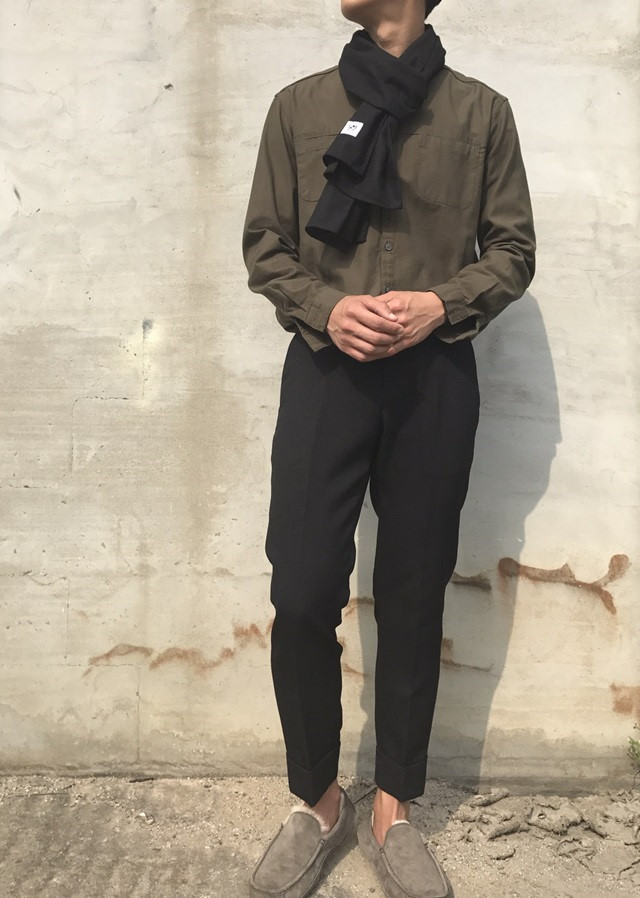 Unisex Public Scarf 3colors Men Male Couple Coordi