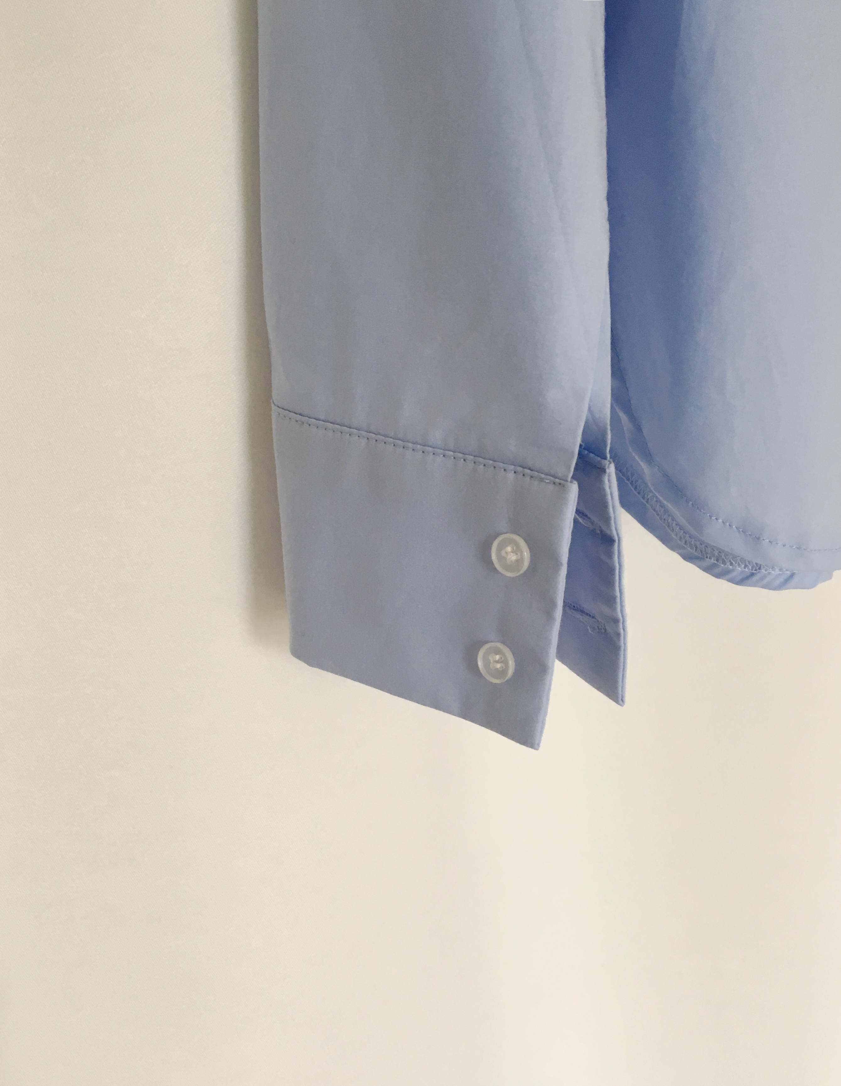 Round-top shirt Basic loose-fitting khaki gray O B