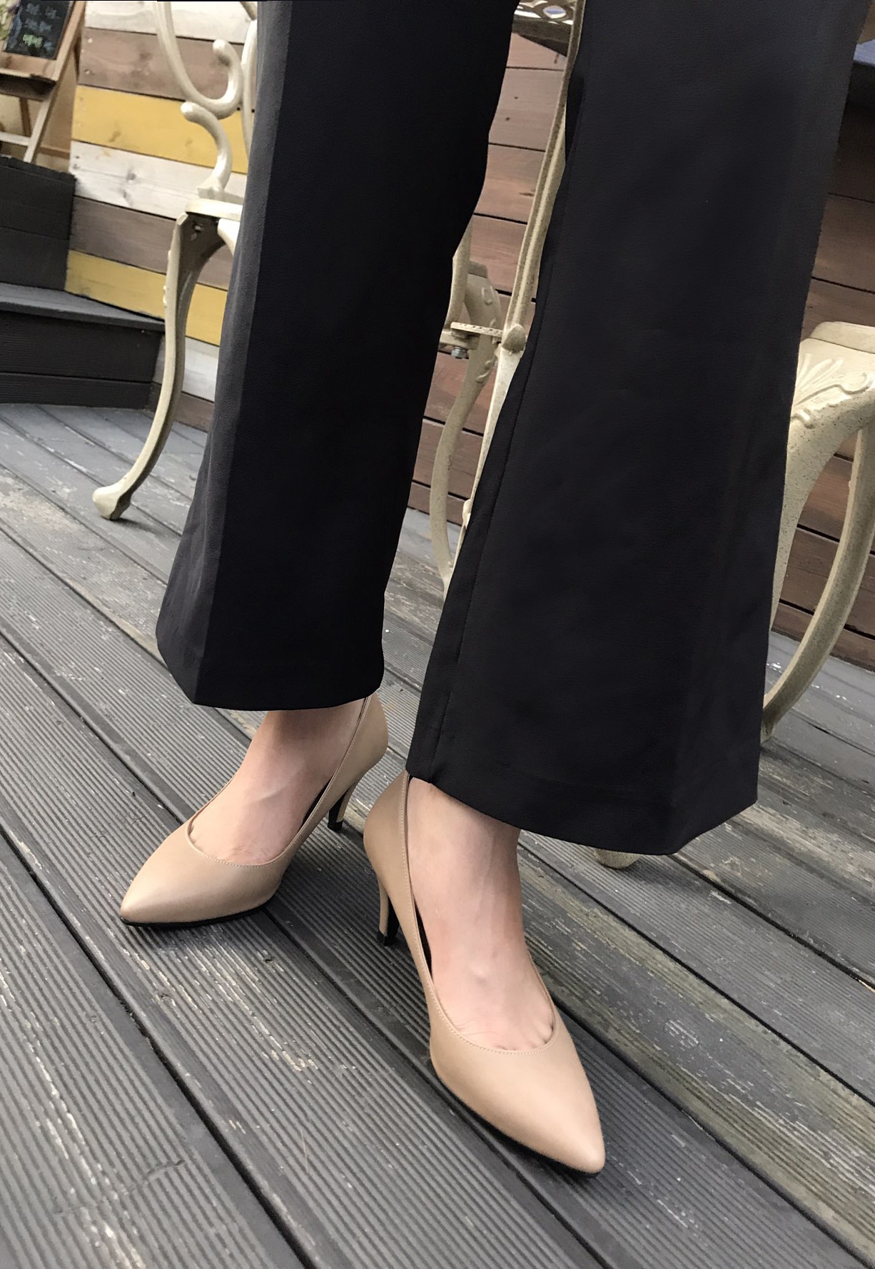 Suede Stiletto Heel Pumps Heel 3cm 5cm 7cm Domesti