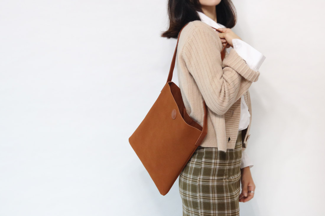 H Line Check Long Skirts Midi Mid Autumn Winter Wo