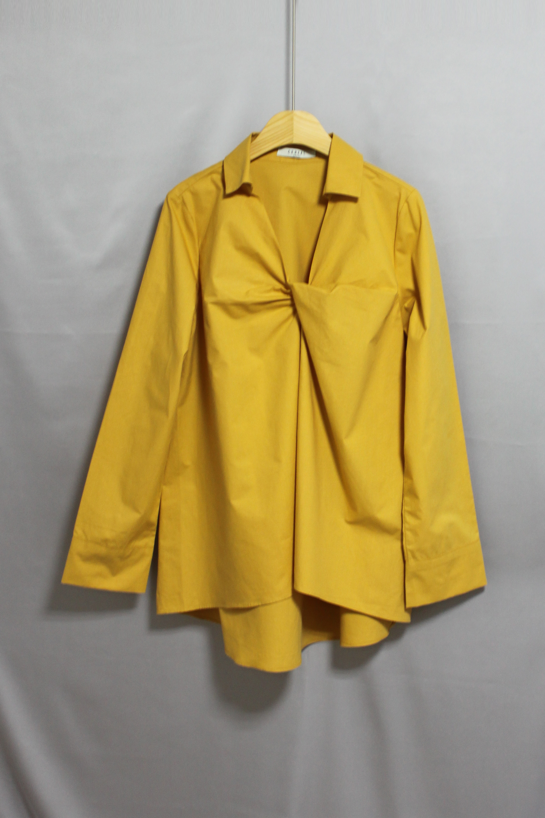 Between green twist shirt loose vivid year-end mee