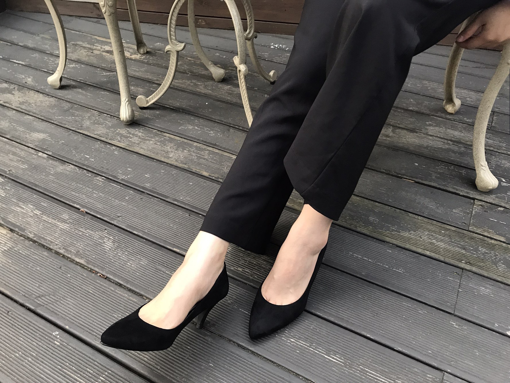 Suede Stiletto Heel Pumps Heel 3cm 5cm 7cm Domesti