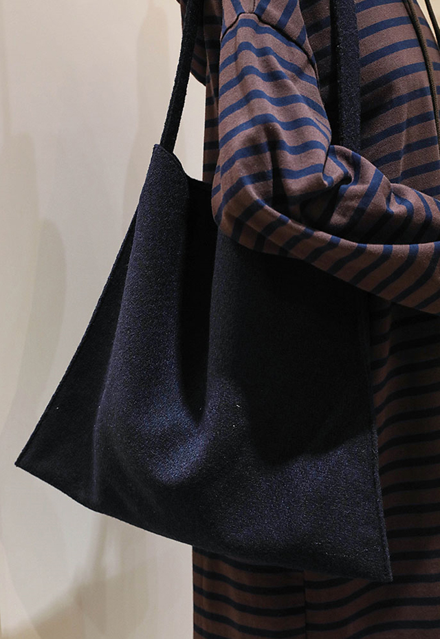 Wool Check Eco Bag Tartan Shoulder Bag - NJM1360 C