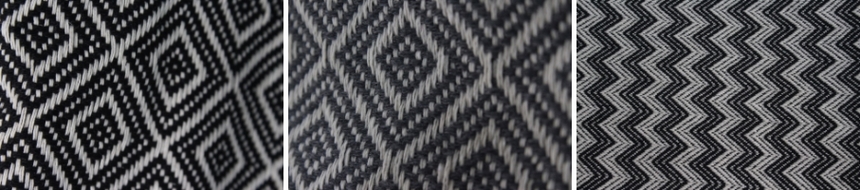 Embroidered pattern Eco-back Unique bag that stand