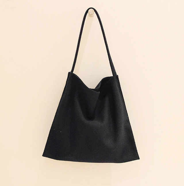 Wool Check Eco Bag Tartan Shoulder Bag - NJM1360 C