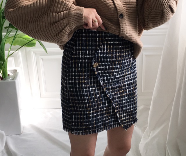 Lap Style Waist Bands Mini Skirt Passenger Fashion