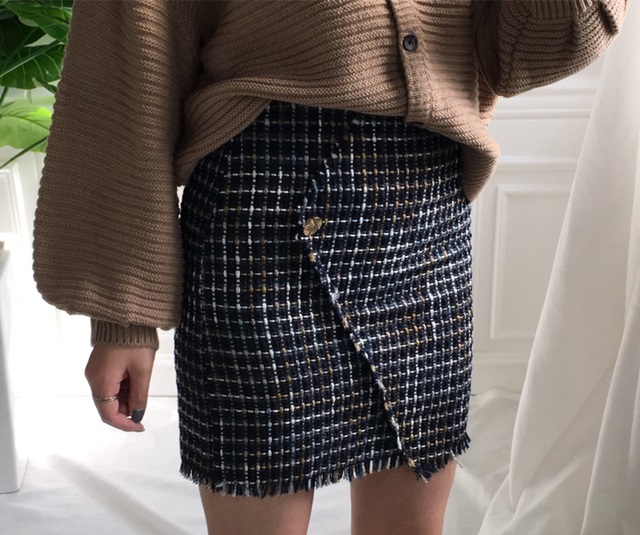 Lap Style Waist Bands Mini Skirt Passenger Fashion