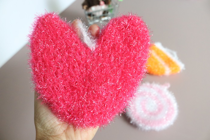 Scrubber Dish Washing Acrylic scrubber 5P Set Kitc