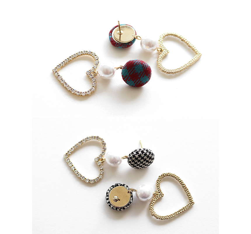 Check Bling Bling Heart Drop Earrings E571 Worthy 