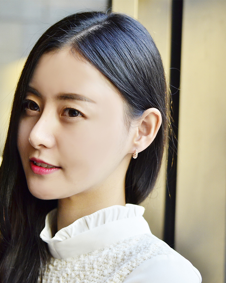 Ring Earrings EKK43 Rose Gold 14k Original One Tou