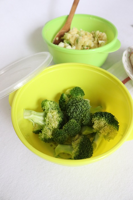 Vegetable Steamer for Microwave, Salad Bowl Mixer 