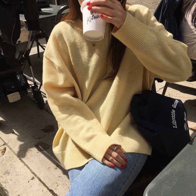 Korea Jeans Pants Low denim Retro normal and neat 