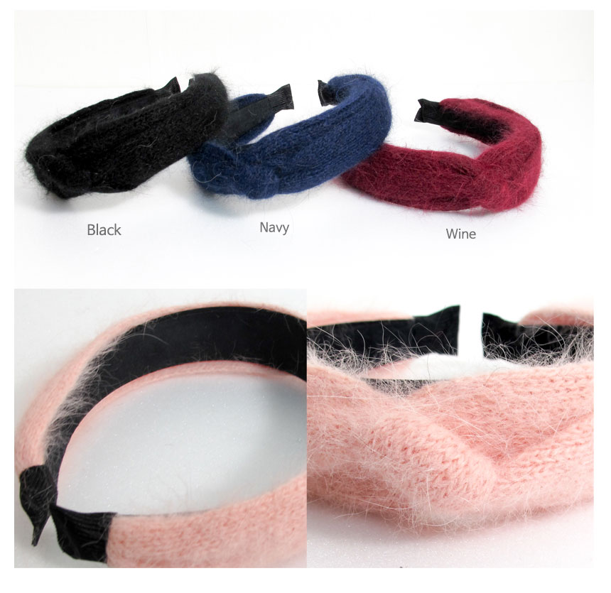 Hair Accessories Angora Twisted Hair Bands Winter 