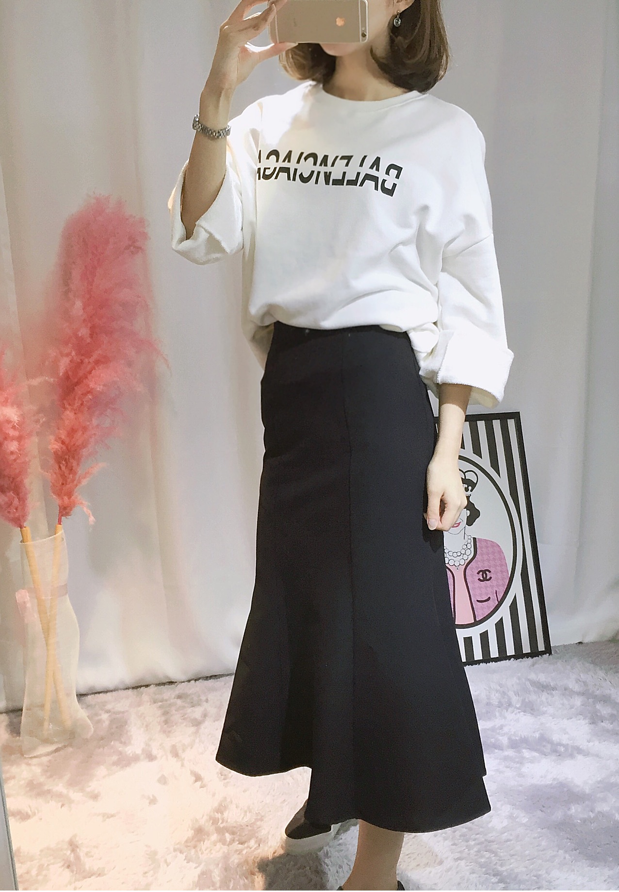 Select Long Mermaid Skirt Mermaid Flare Frilly Fla