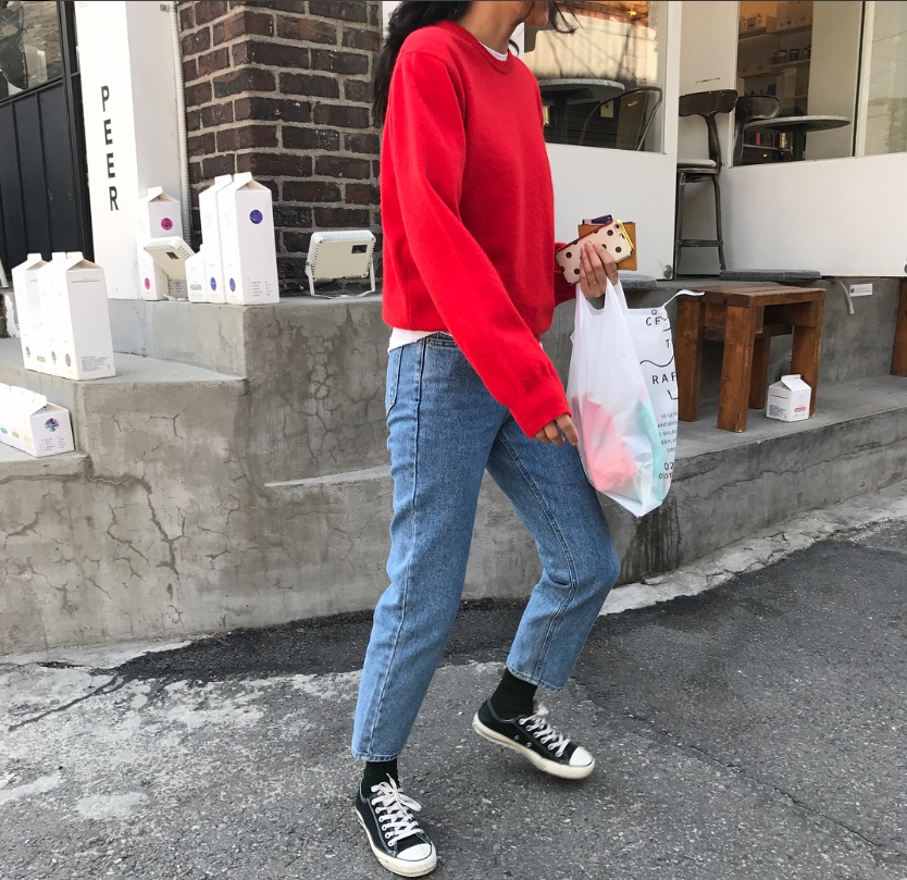 Korea Jeans Pants The Tobey Continuum Rib Jeans m 