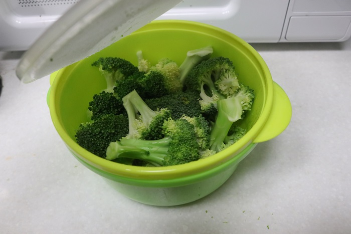 Vegetable Steamer for Microwave, Salad Bowl Mixer 