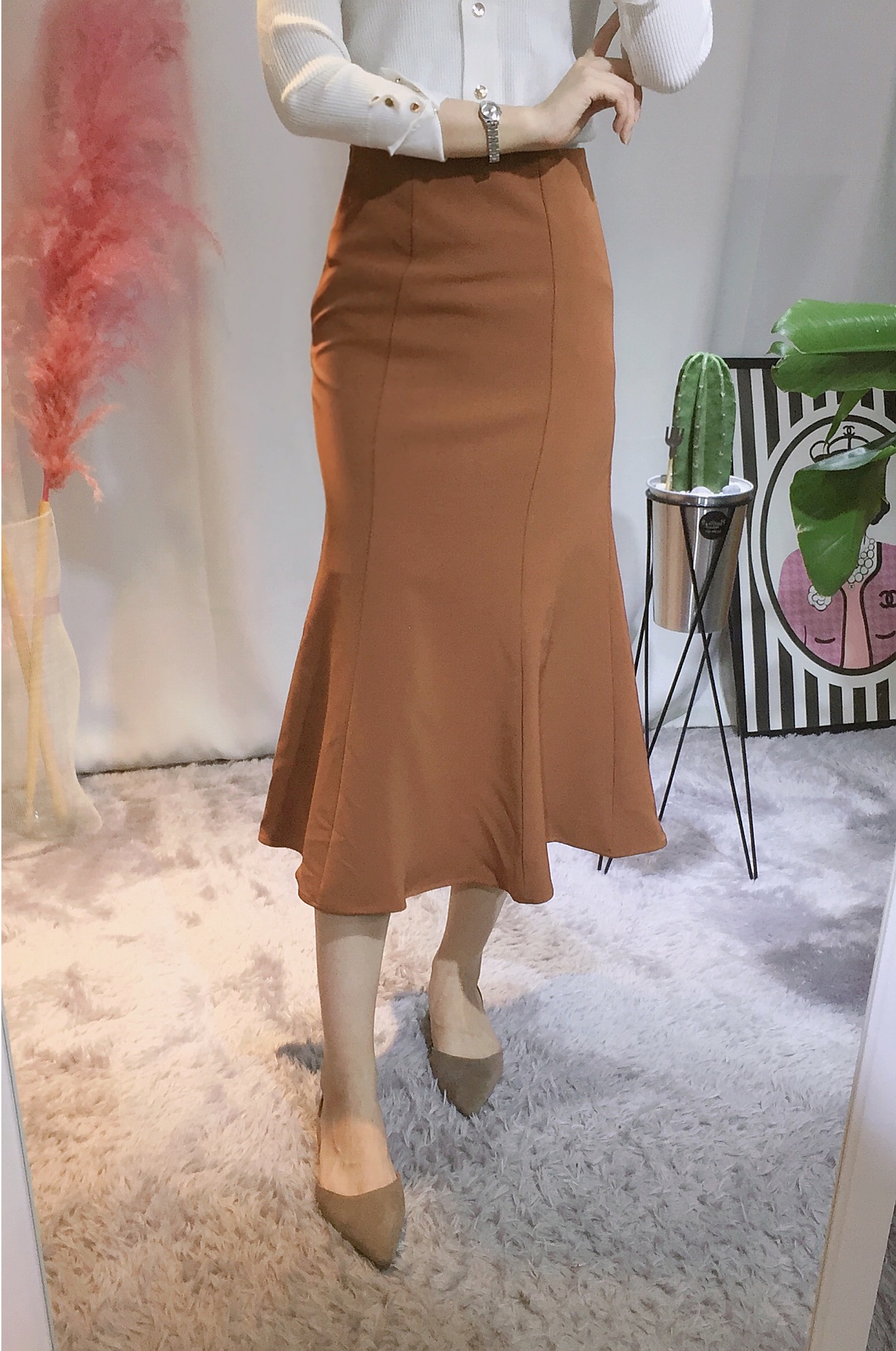 Select Long Mermaid Skirt Mermaid Flare Frilly Fla