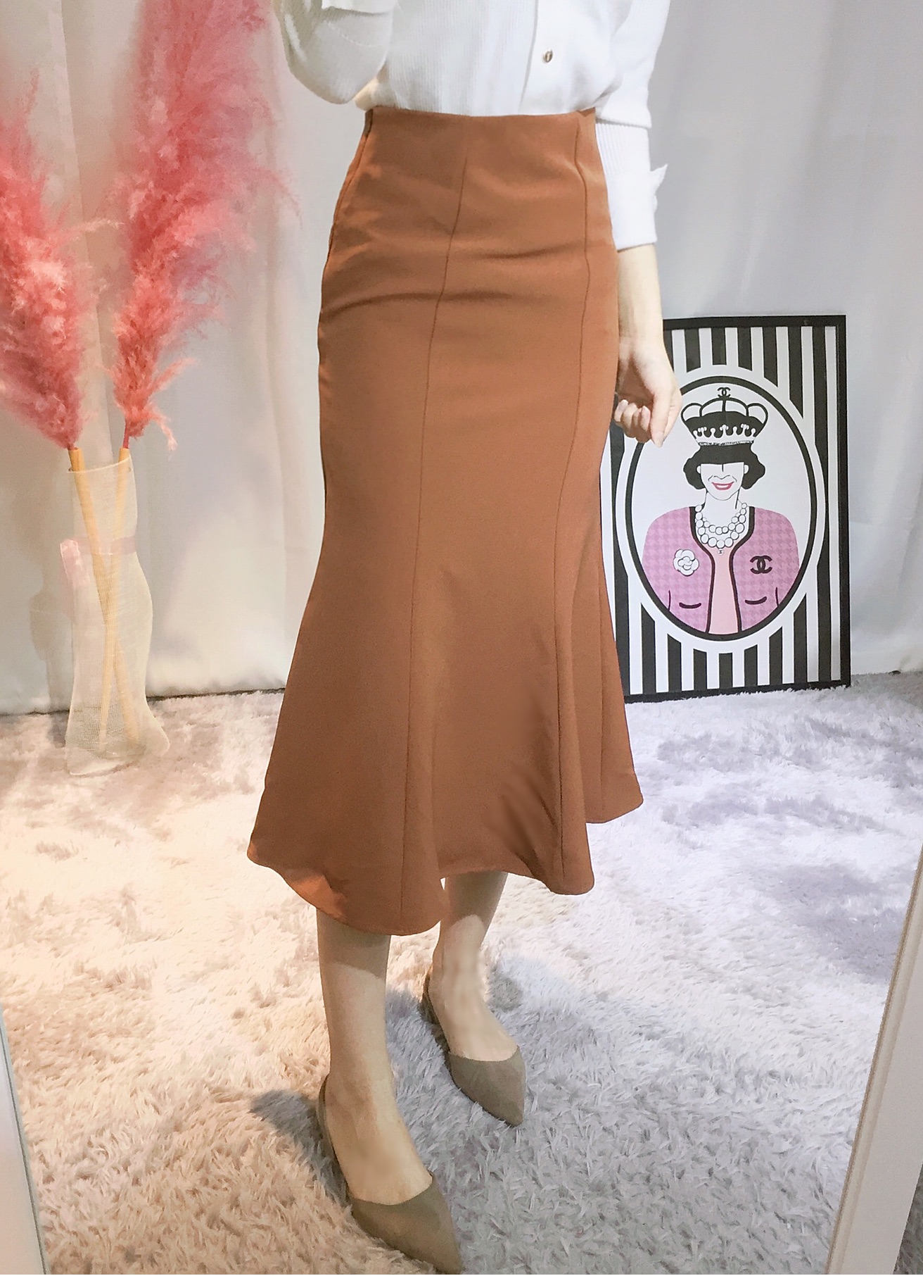 Select Long Mermaid Skirt Mermaid Flare Frilly Fla