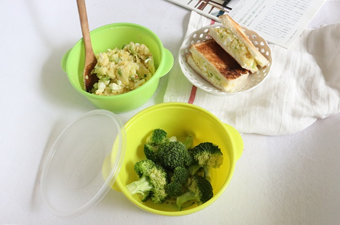 Vegetable Steamer for Microwave, Salad Bowl Mixer 
