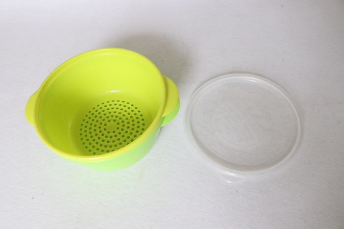 Vegetable Steamer for Microwave, Salad Bowl Mixer 