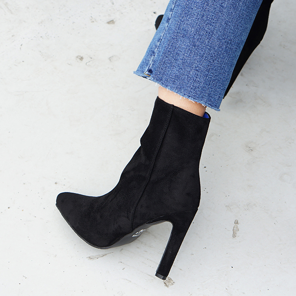 Ankle long stiletto gargoyles Angle boots suede, m