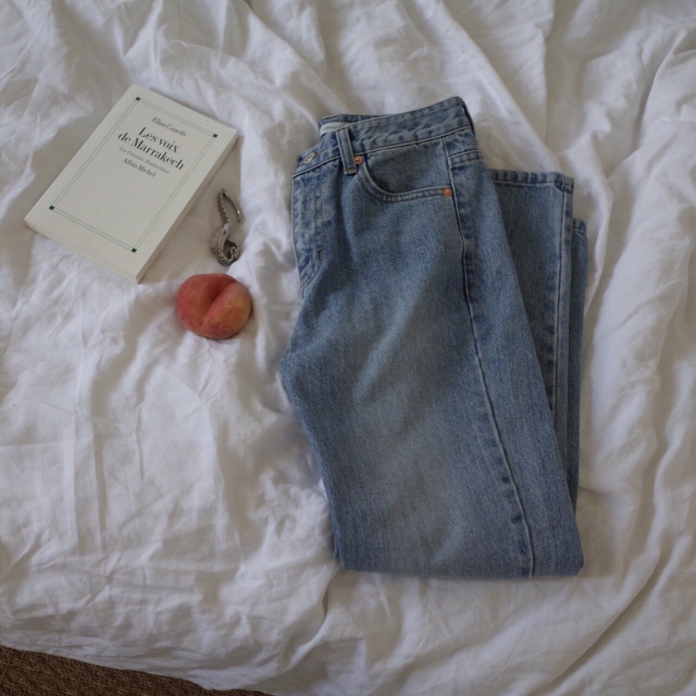 Korea Jeans Pants Low denim Retro normal and neat 