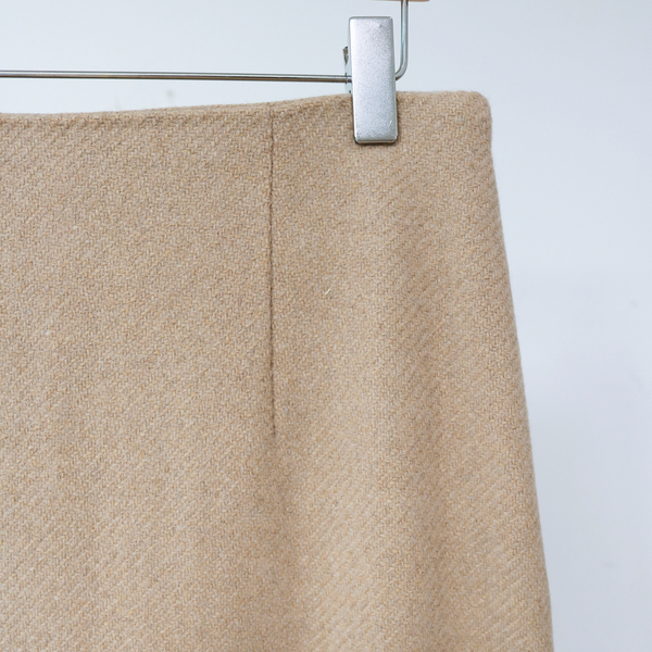 Woolen Long Skirt 2color Vegetable Winter Pit H Li