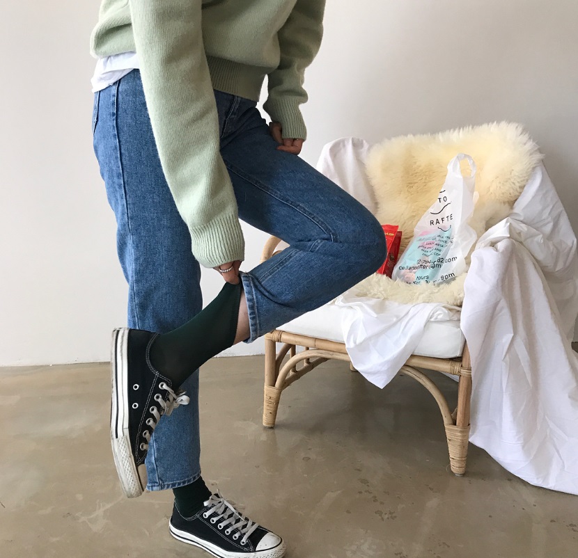 Korea Jeans Pants The Tobey Continuum Rib Jeans m 