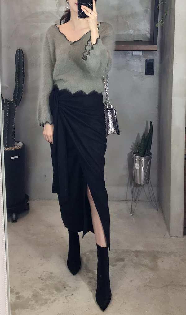 Free Shipping Autumn Semen Unisex H-line Skirt 3co