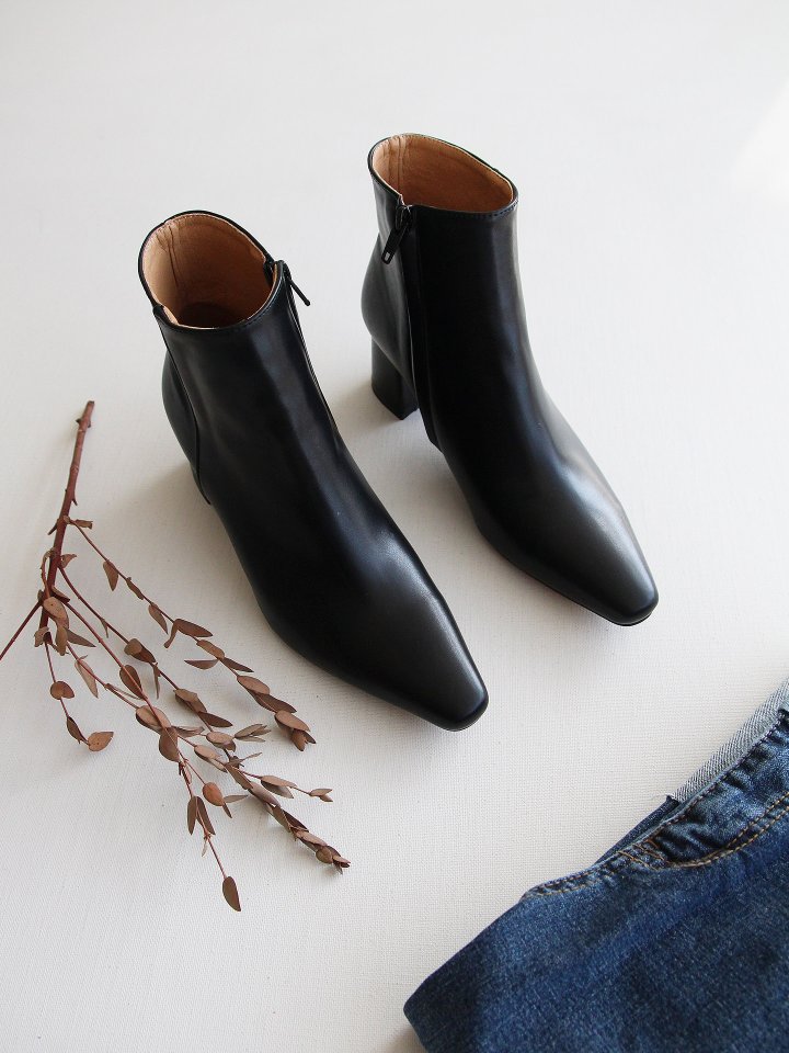 The Bible Bowl Basic Angle Boots 5cm L9016 High qu