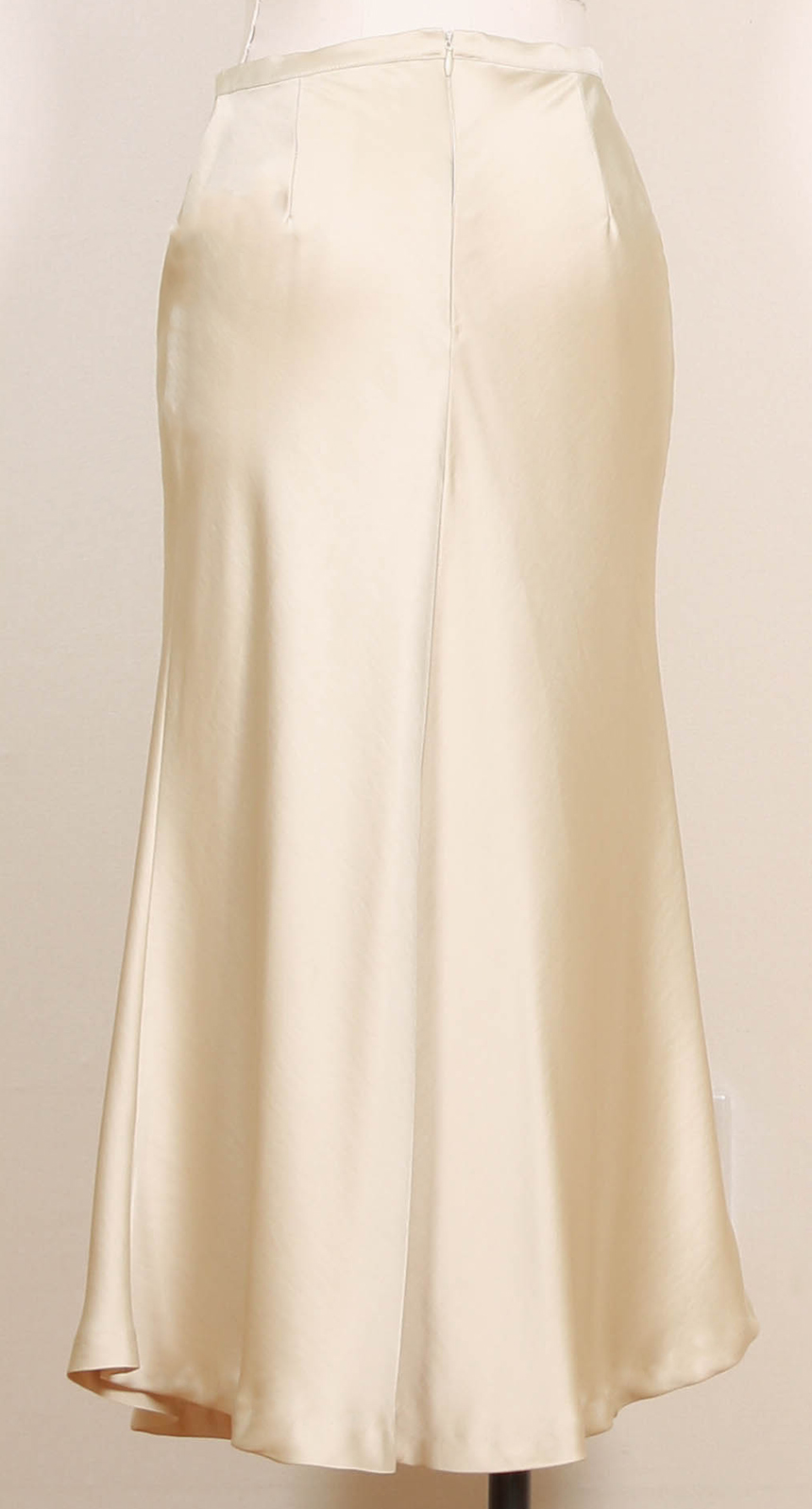 Satin Flare Skirt 3-Color Mermaid Autumn A-Line Mi