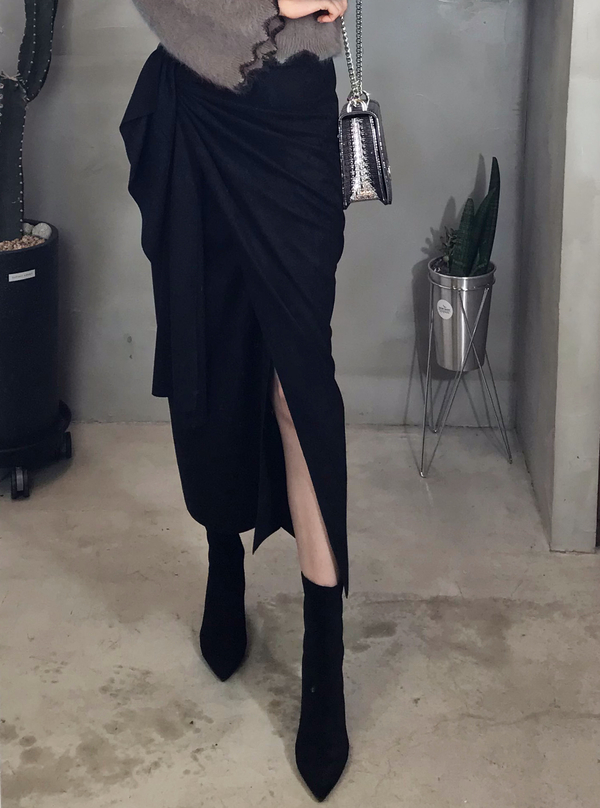 Free Shipping Autumn Semen Unisex H-line Skirt 3co